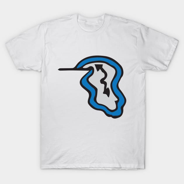 melting clock T-Shirt by Caleb Smith, illustrator